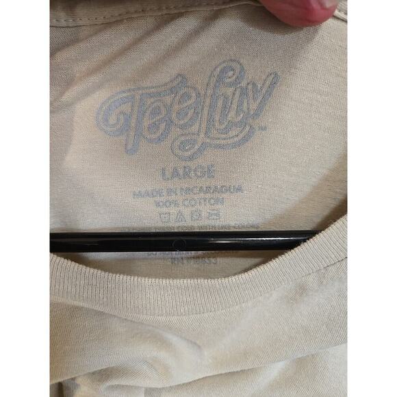 Men's Ford Mach 1 Mustang 1969 T-shirt Size L Tee Luv Tan - Picture 5 of 8